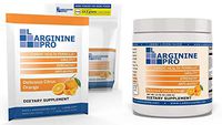 L-arginine Pro, L-arginine Supplement - 5,500mg of L-arginine Plus 1,100mg L-Citrulline for Cardio Health, Blood Pressure, Cholesterol, Energy - Jar + Packets Set (Citrus Orange, Jar+30Packets)