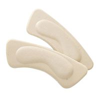 Fheaven (TM) 1Pair High Heel Foam Gel Pads Heel Cushion Pads Foot Care Shoe Insert Pad Insole (Beige)