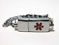 Throwback Electronic Medical Records Medi-Chip ID Bracelet