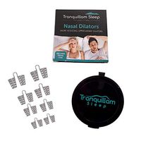 Snoring Solution Nasal Dilator - Sleeping Snore Reduction Device - Healthy Sleep Solutions Pack - Bed/Travel/Nap Breathe Devices - Peace & Quiet - Men/Women Natural Relief - Noise Stopper (Clear)