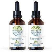 Rosemary A120 (2pcs) Alcohol Herbal Extract Tincture, Super-Concentrated Organic Rosemary (Rosmarinus Officinalis) Dried Leaf (2x4 fl oz)