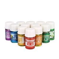 Jinjin 12 Flavor 3ML/Box Natural Essentials Oil Special for Diffuser Humidifier,Our Most Popular Scents and Best Essential Oil Blends (Colorful)