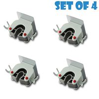 4 PCS Broom Holder,Self Adhesive No Drilling Anti-Slip Mop Racks Broom and Dustpan Hanger for Home, Kitchen,Bathroom,Garden (Blue) (Blue)