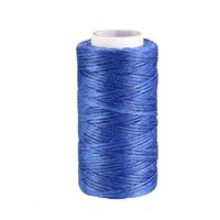 uxcell 55 Yards 150D/1mm Leather Sewing Thread, Waxed Thread, Hand Stitching Thread for Hand Sewing Leather and Bookbinding(Sapphire)