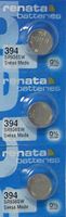 3 Renata 394 Button Cell Watch Batteries