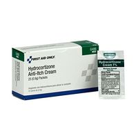 First Aid Only G486 Hydrocortisone Cream Packet, 25 Count