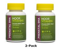 NoorVitamins Prenatal with DHA - 30 Softgels - Halal Vitamins (2 Pack)