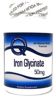 Iron Glycinate 50mg 100 Capsules ^GLS