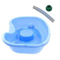 Portable Shampoo Basin Hair Washing Basin Tray for The Disabled Bedridden Neck Rest Hair Washing Basin Sink Drain Tube Handicap Bed Basin
