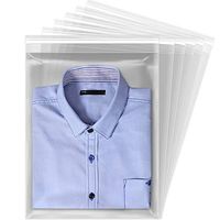 Tomnk 120pcs Clear Resealable Cellophane Bags, Self Sealing Bags, Plastic Packing Cello Bags for Shirt, Clothing and Magazine, 10×13 Inches