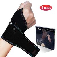 2Pack 2020 New Version Profession Wrist Support Brace, Adjustable Wrist Strap Reversible Wrist Brace for Sports Protecting/Tendonitis Pain Relief/Carpal Tunnel/Arthritis, Right&Left (WD-01)