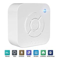 Sleep Sound Machines USB Recharge Mini with 9 Relaxing Nature Sounds, LED Breathing Light Timer for Baby/Kids/Adult/Insomniac/Travel/Home/Office