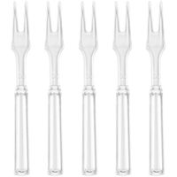 Creative Converting 01456 Cocktail Forks, One Size, Clear