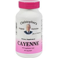 Christopher's Original Formulas Cayenne 475 mg 100 Vegetarian Capsules
