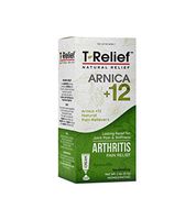 MediNatura T-Relief Arthritis Pain Relief With Arnica + 12 Active Pain Relievers- 2 oz Cream