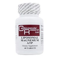 Liposomal Magnesium ATP (Mg30mg ATP60mg) 60 Tablets - 3 Pack - Ecological Formulas/Cardiovascular Research