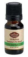 Concentration 100% Pure, Undiluted Essential Oil Blend Therapeutic Grade - 10 ml. Great for Aromatherapy! Concentration is The Perfect Blend of Cypress and Peppermint Essential Oils.