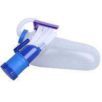 Urinal Portable Unisex Pee Bottle Female Adapter Long Tube with Lid for Hospital Camping Car Travel Urine Collection Emergency Spill Proof 2000 ML (Men)