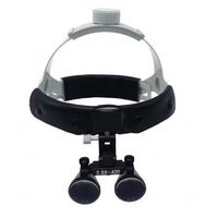 Dental 2.5X420mm Surgical Medical Binocular Headband Loupes DY-107 Black by SuperElight