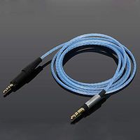 Replacement Audio Upgrade Cable for Sennheiser HD6 HD7 HD8 DJ Mix Headphones Blue Colour