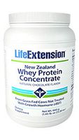 Life Extension New Zealand Whey Protein, Natural Chocolate, 640 Gram