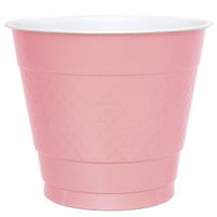 Hanna K. Signature Collection Plastic Cup, Pink, 9-Ounce, 50-Cups