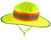 Occunomix LUX-RNG-YXL Hi-Viz Ranger Hat, X-Large, Yellow