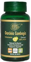 Herbo Natural Garcinia cambogia Extract 500 Mg 60 Veg Capsules a Product from GMP Certified Unit (Pack of 1)