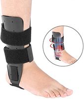 PHASFBJ Ankle Sprain Splint, Foot Brace Orthosis Support Breathable Adjustable Foot Drop Ankle Support Protection for Arthritis Recovery Achilles Tendonitis and Plantar Fasciitis Sports