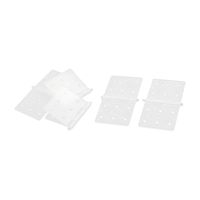 uxcell 5PCS Folding White Nylon Pinned Hinges Parts 20 x 36mm for RC Airplane