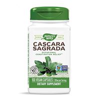 Nature's Way Cascara Sagrada Bark, 350 mg per serving, 100 Vegetarian Capsules