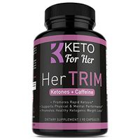 BHB Keto Diet Supplement Pills for Women | Exogenous Ketone Salt Capsules with Caffeine to Boost Energy and Metabolism | Burn Fat and Support Healthy Ketosis Weight Loss on a Low Carb Diet | Her Trim