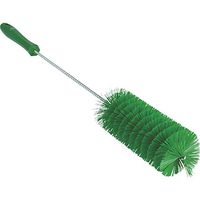 Vikan 53702 Soft Tube Brush, Polyester, 2-25/64" x 20" OAL, Green