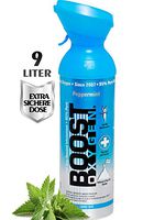 95% Pure Oxygen Supplement, Portable Canister of Clean Oxygen, Increases Endurance, Recovery, Mental Acuity and Performance (10 Liter Can, Peppermint, 1-Pack)