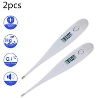 Child Adult Body Digital LCD Thermometer Temperature Measurement (2pcs Digital LCD Temperature Measurement)