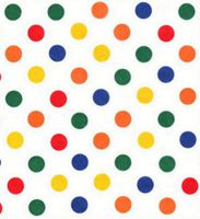 Primary Dots Gift Tissue Paper-30 Sheets