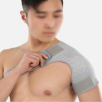 HELIALTH Shoulder Stability Brace, for Rotator Cuff, Dislocated AC Joint, Labrum Tear, Shoulder Pain, Adjustable Support for Men and Women, Left, Right Arm,Left