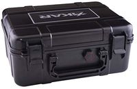 Xikar Cigar Travel Carrying Case, Holds 40 Cigars, Includes Humidifier, Watertight, Crushproof, Model 250Xi, Black