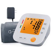 Blood Pressure Monitor with Blood Pressure Cuff 8.7- 16.5 inch Backlit Acrylic Display IHB Indicator 2 Users * 90 Times Memory Recall FDA Approved AC Adapter