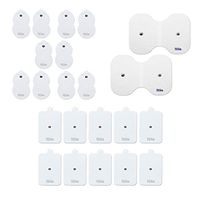 Omron Compatible TENS Electrodes, Premium Omron Compatible Replacement Pads for TENS Units, Discount TENS Brand (Assortment)