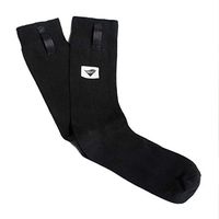 Ladies Black Socks with Loops for Those with Reduced Hand Function (1)