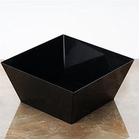 Black Innovative Square 42Oz Disposable Bowl