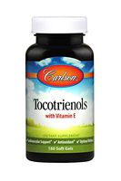 Carlson - Tocotrienols, Vitamin E, Cardiovascular Support & Optimal Wellness, Antioxidant, 180 Soft gels