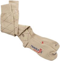 Travelsox Odissey Flight OTC Support Compression Travel Recovery Socks,TS5000, Khaki, Small