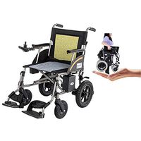 YOLANDEK The lightest & Most Compact Powered Wheelchair in The World - Ultra Portable Folding Power Wheelchair - Weights Only 33 lbs(Including 11A Lithium Battery) - 18" Seat Width