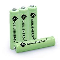 BAOBIAN AAA 600mAh 1.2V NiMH Rechargeable Solar Batteries for Solar Light,Solar Lamp,Garden Lights Green(4 PCS)