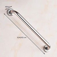 Byrhgood Bathroom Handrail Child Old Man Anti-Slipping Stainless Steel Handrail Safety Bath Armrest (Size : 52cm)