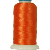 Threadart Polyester Machine Embroidery Thread By the Spool - No. 112 - Tex Orange - 1000M - 40wt - 220 Colors Available