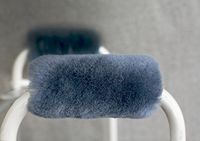 Sheepskin Walker Hand Grip Covers Pads Genuine Australian Merino (Medical Green)