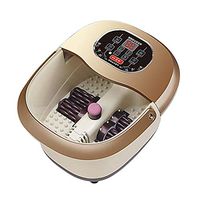 CJB18 Foot Spa Massager, Bubble Pedicure, Foot Spa and Foot Bath Massager, 4 Wheels Kneading Shiatsu Granule Massage Foot Massage Machine,Localgold